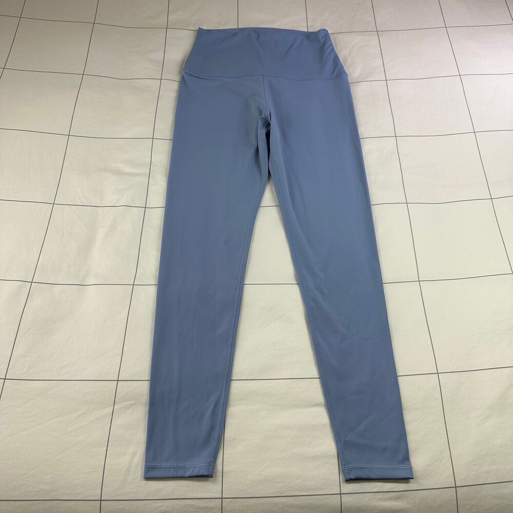 Lululemon Leggings Womens 6 Blue Wunder Train 25" Athletic Gym Workout Pilates